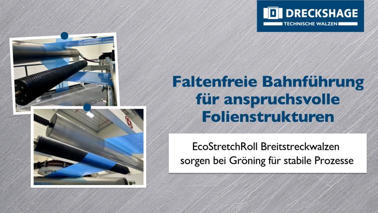 Faltenfreie Bahnführung für anspruchsvolle Folienstrukturen