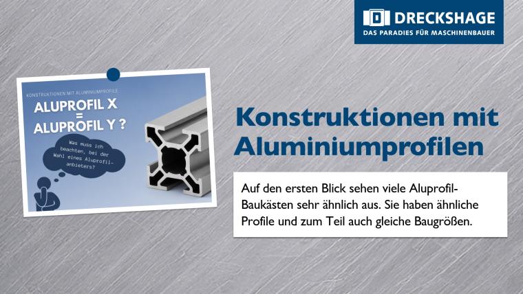 Konstruktionen mit Aluminiumprofilen