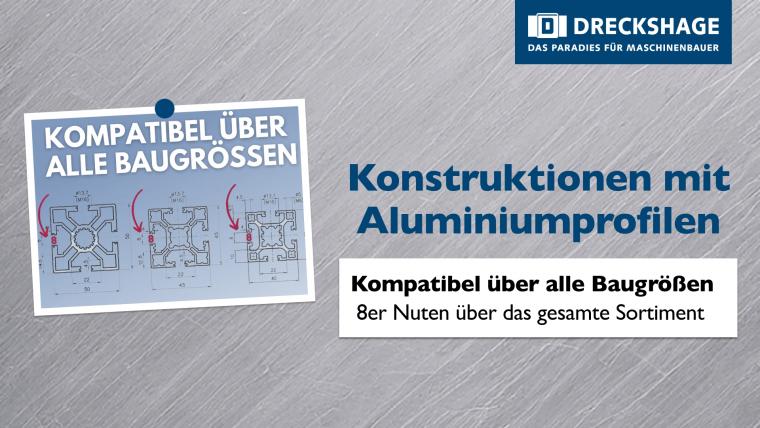Eine Nut kann darüber entscheiden, ob ein Umbau nur wenige Minuten oder mehrere Tage dauert.